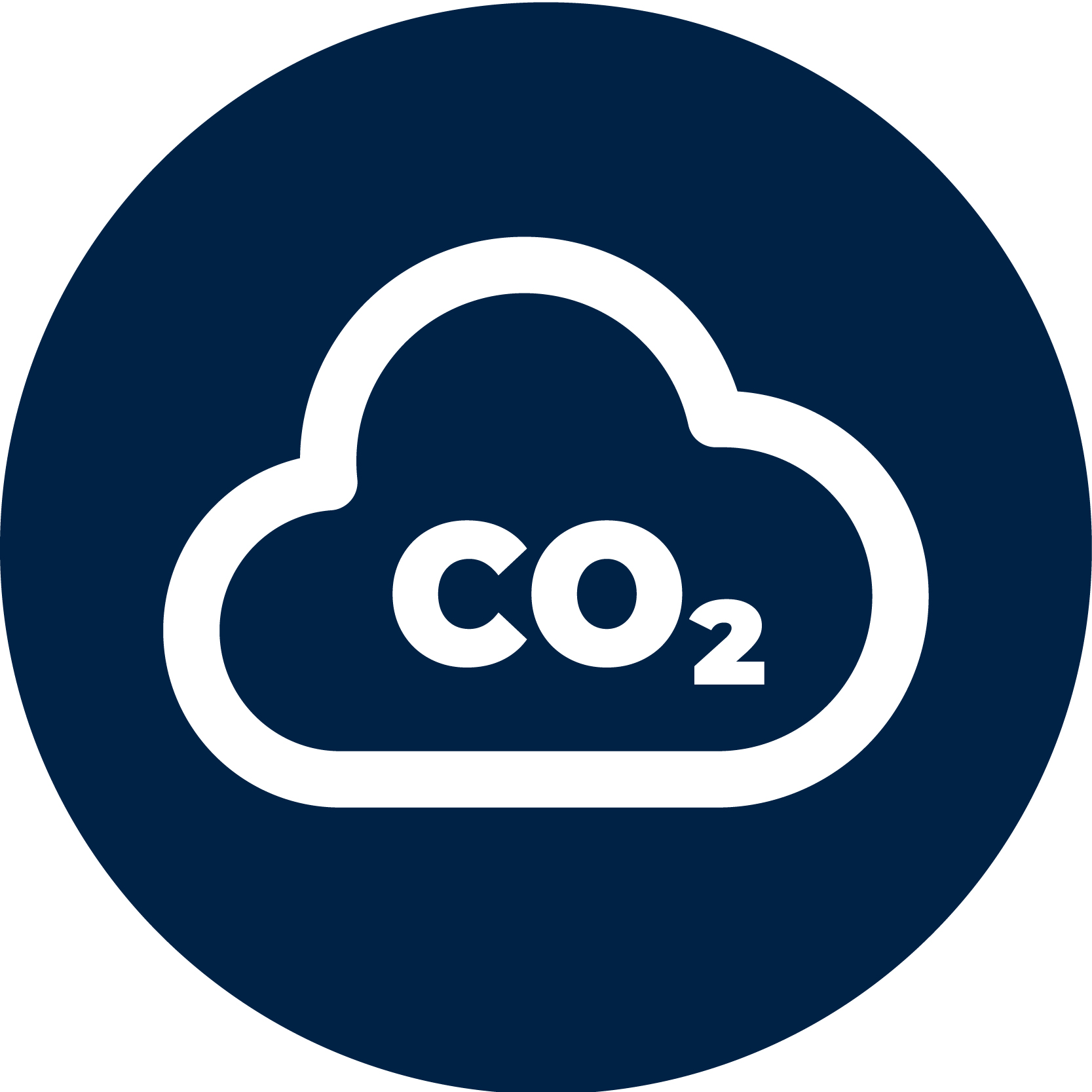 Lower carbon footprint Icon