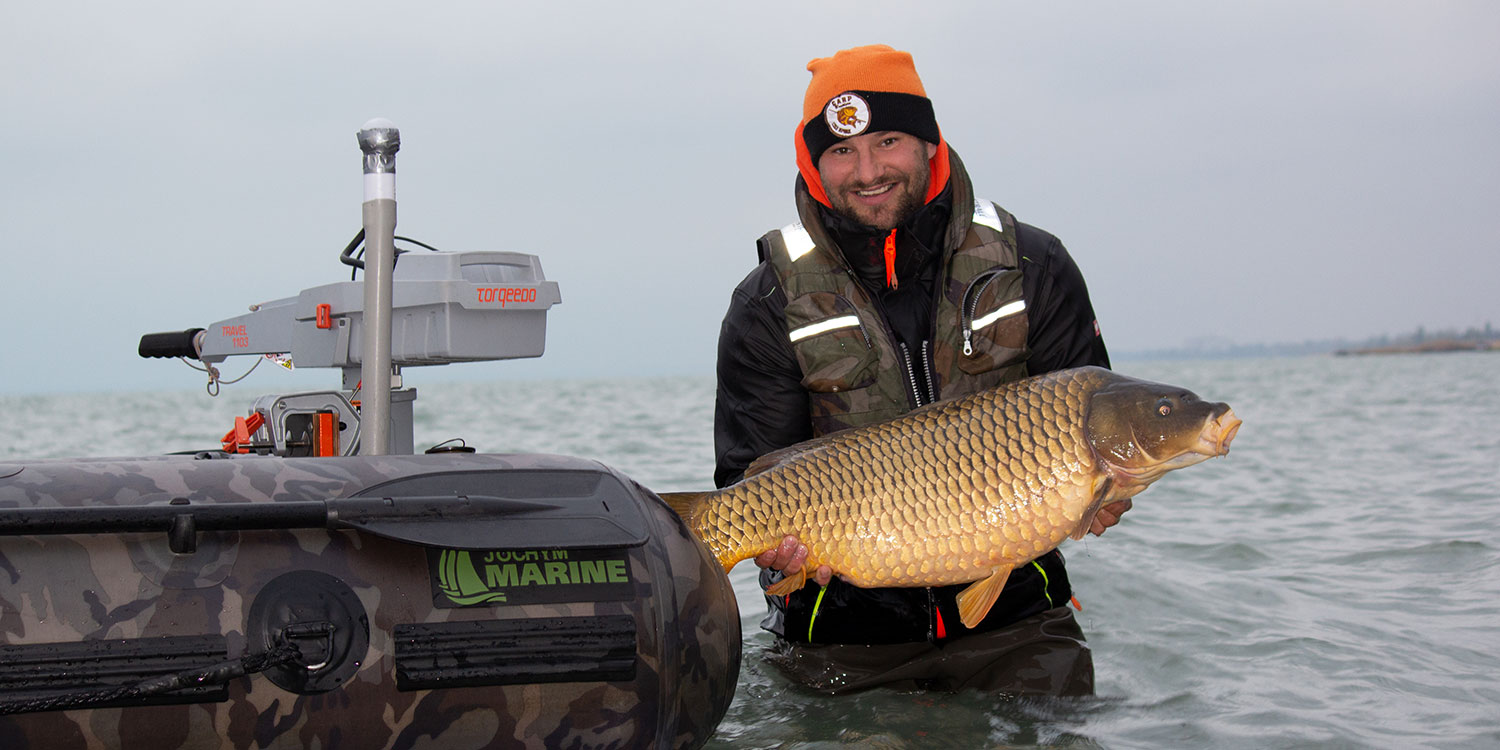 Torqeedo fishing with electric drive