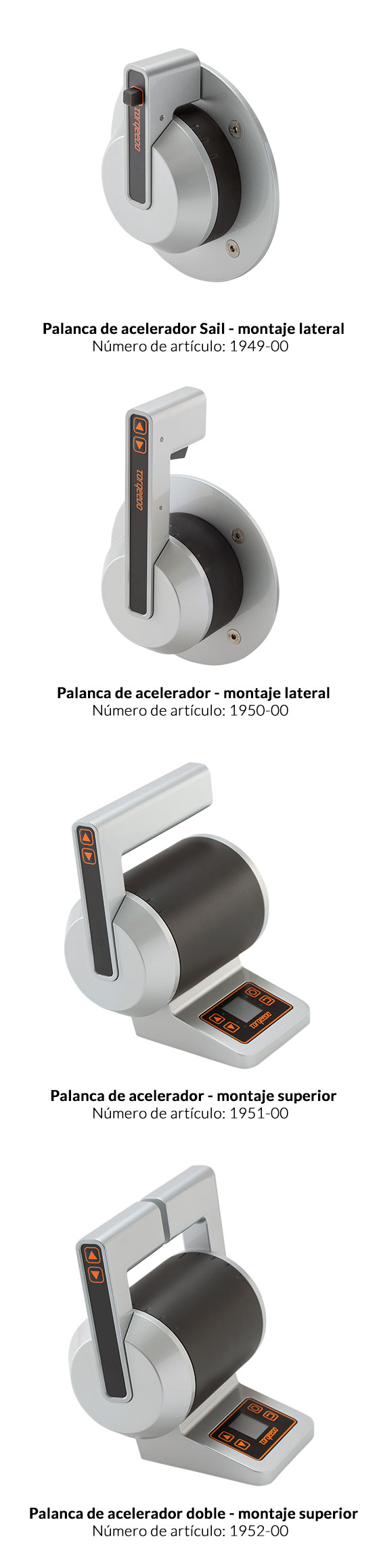 Torqeedo Hybrid Drive Throttles