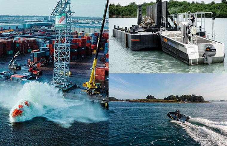 Electric outboards for commercial use