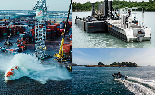 Electric outboards for commercial use