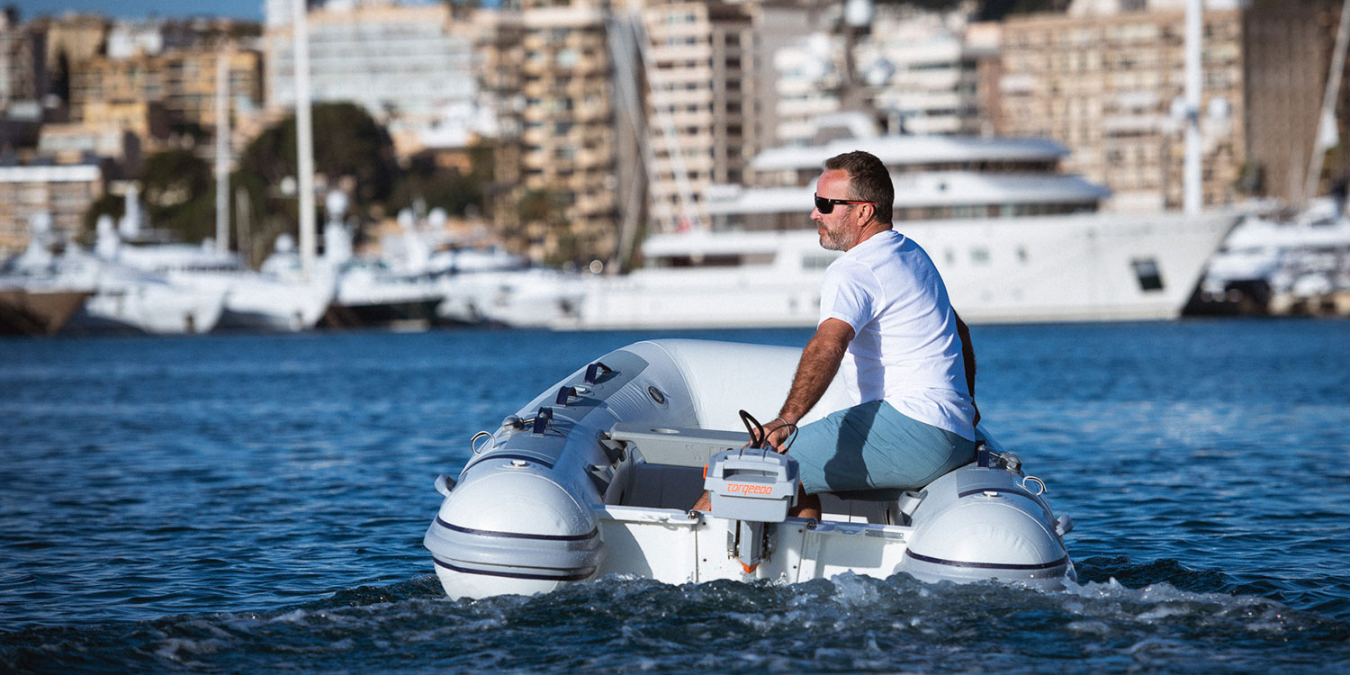 Torqeedo.travel electric outboard for dinghys and yachts