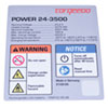 Torqeedo Power 24-3500 Label