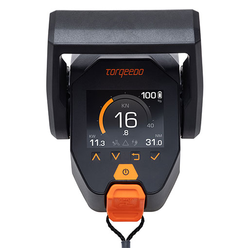 Torqeedo TorqLink throttle with color display 